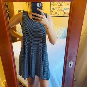 Striped Flowy Tank Dress